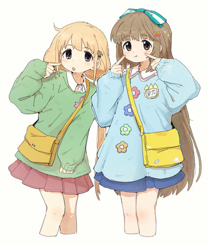  futaba anzu and yorita yoshino idolmaster and 1 more drawn by nendo23 20e37137e9815f7d96cac7e56f386.jpg