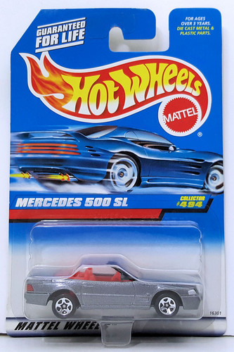 Машинка Hot Wheels Mercedes 500SL 1996 (#494) CORGI 16301.jpg