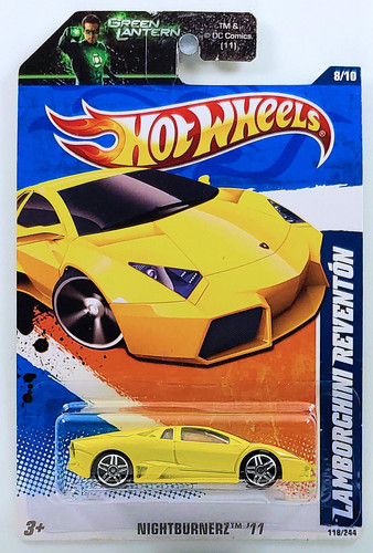 Машинка Hot Wheels Lamborghini Reventon 2011 Nightburnerz (#118) T9825.jpg