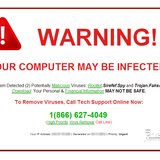 virus warning scam