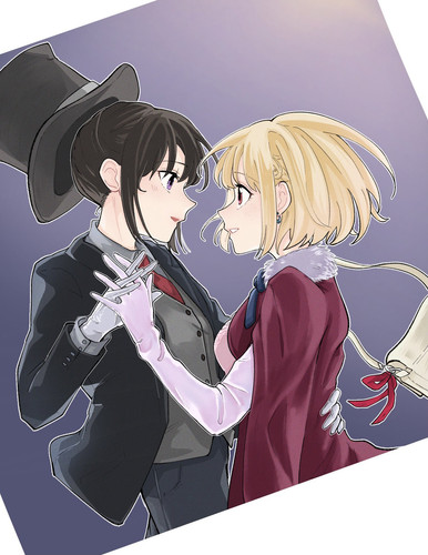  nishikigi chisato and inoue takina lycoris recoil drawn by shiratama draw 67207b1d21e20e65a5c084f8d.jpg