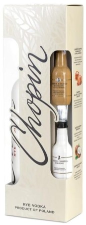 Wodka Chopin Rye 40 0,7l. karmel i kokos 0,05l..jpg