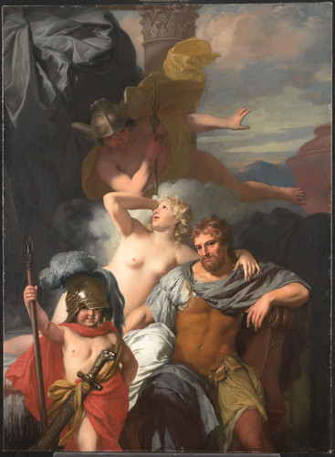 Lairesse, Gerard de Меркурий приказывает Калипсо отпустить Одиссея, 1682, 132 cm х 96 cm, Холст, мас