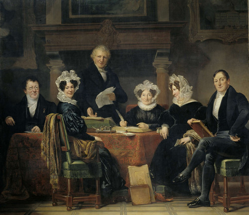Kruseman, Jan Adam Регенты лепрозория в Амстердаме, 1834 35, 255cm х 285cm, холст, масло