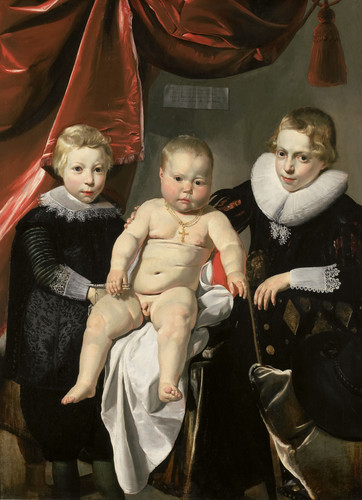 Keyser, Thomas de Групповой портрет трех братьев, Хендрик, Йоханнес и Симон, 1640, 121,5 cm х 88,4 c