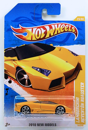Машинка Hot Wheels Lamborghini Reventon Roadster 2010 New Models (#023) yellow V3940 y.jpg