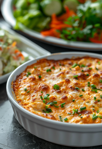dterox Close up of hot creamy buffalo chicken cheese dip in a 943e3ffc 572d 4dfa 8042 029787a97752 1.png