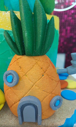 هيك الكيك | كيك عيد ميلاد سبونج بوب Spongebob Birthday Cake.jpg