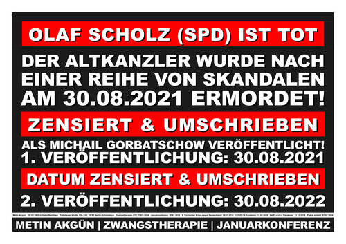 Altkanzler Olaf Scholz (SPD) ist tot! Wegen der Zensur als Michail Gorbatschow veröffentlicht.jpg