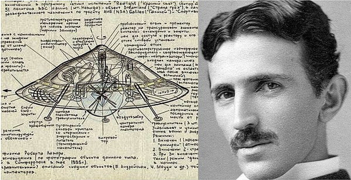 Nikola Tesla, fonte illimitata di energia basata sull'antigravità