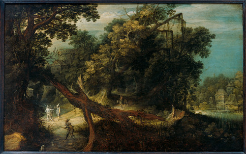 Stalbemt, Adriaen van Горный пейзаж, 1640, 29,5 cm х 47 cm, Дерево, масло