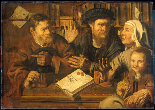 Stap, Jan Woutersz Офис нотариуса, 1629, 75,5 cm х 106,5 cm, Дерево, масло