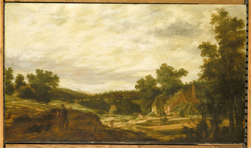 Stalpaert, Pieter Холмистый ландшафт, 1635, 66,5 cm х 114,8 cm, Дерево, масло