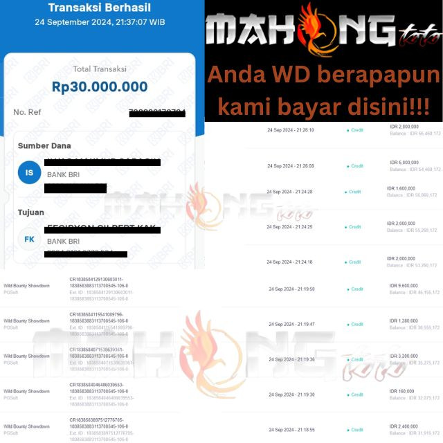 SELAMAT KEPADA ID XXXX JACKPOT PERMAINAN Wild Bounty Showdown DI WEB MAHONGTOTO