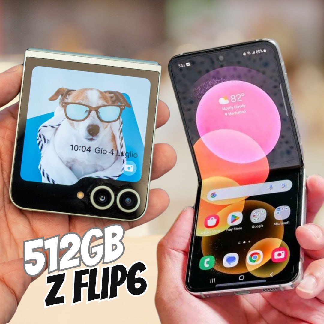 Samsung Celular Galaxy Z Flip6 5G, 512GB, 12GB RAM, Tela 6.7″, Câm. Dupla + Selfie 50MP, Galaxy AI – Cinza