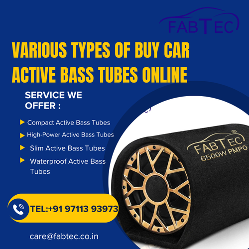 Various Types of Buy Car Active Bass Tubes Online.png