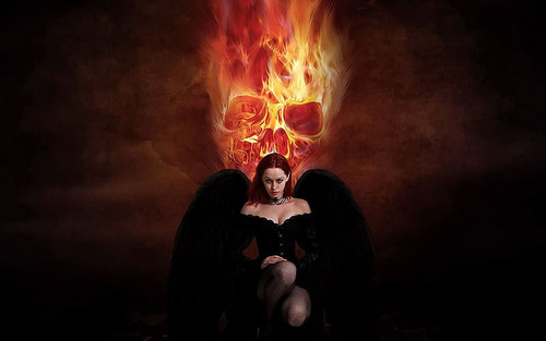 HD wallpaper fire gothic dark wings angel skull.jpg