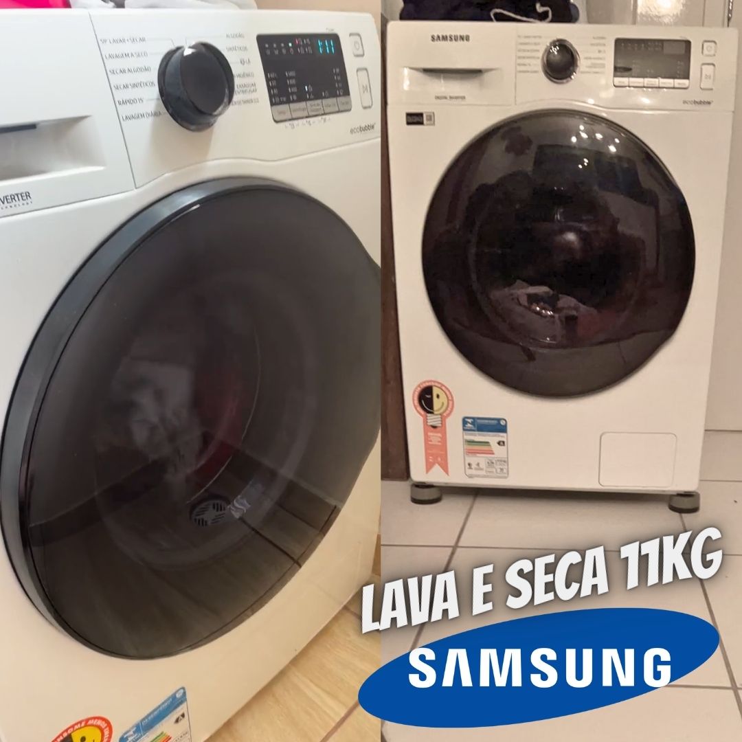 Samsung Lava e Seca Ecobubble 11kg Branca Wd11a