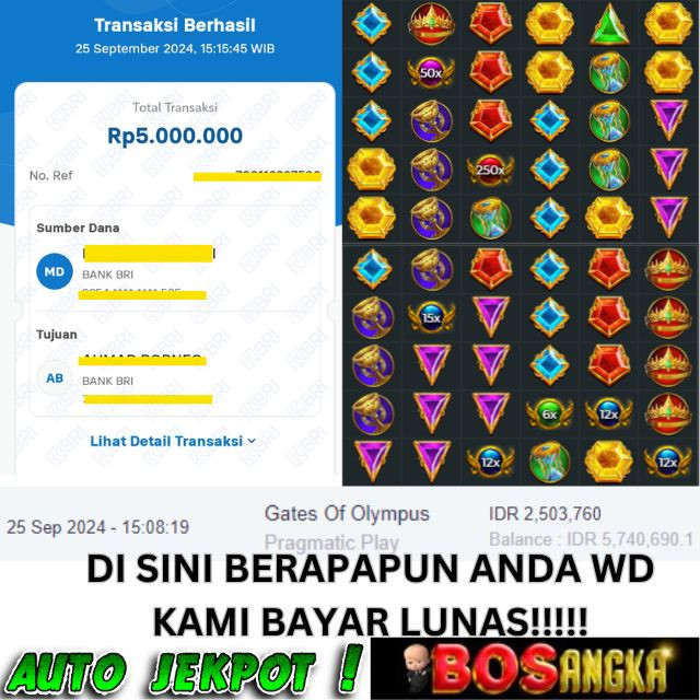 SELAMAT KEPADA ID XXXX JACKPOT PERMAINAN Gates Of Olympus DI WEB BOSANGKA