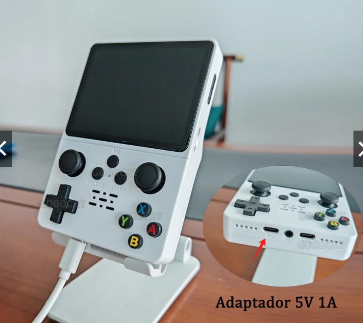 2024 R35S Novo console de jogos portátil de código aberto Equipamento de sistema retro Tela IPS de 3,5 polegadas 4:3 RK3326 Presente de feriado R36S Player de videogame para PS1/N64/PSP/MD/Dreamcase