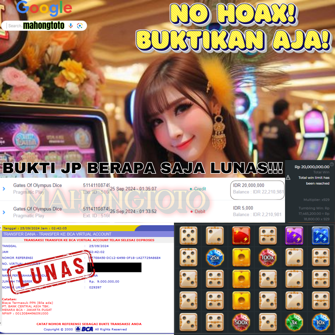 SELAMAT KEPADA ID XXXX JACKPOT PERMAINAN Gates Of Olympus DICE DI WEB MAHONGTOTO