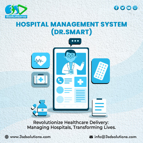 Unlock the power of efficiency with Dr. Smart, our state-of-the-art hospital management software. Designed to streamline daily operations and optimize resource utilization, Dr. Smart is packed with robust features that make it the perfect choice for healthcare facilities aiming to boost efficiency without overspending. Elevate your healthcare operations today! 

Contact 3SD Solutions And Services Pvt. Ltd. to book a demo of this software.
𝐕𝐢𝐬𝐢𝐭 𝐔𝐬: https://3sdsolutions.com/dubai/products/hospital-management-system