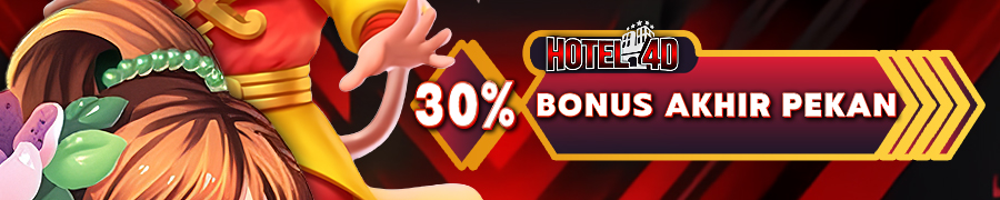 HOTEL4D BONUS AKHIR PEKAN 30%