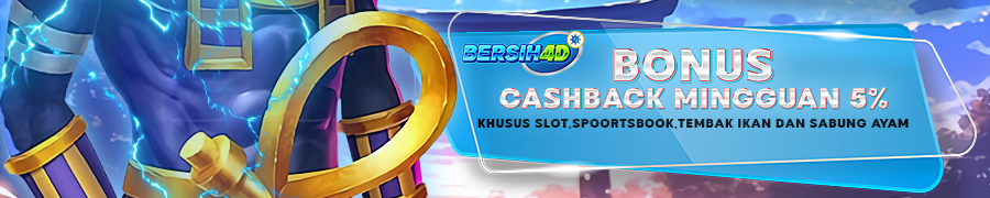 BERSIH4D Bonus CashBack 5%