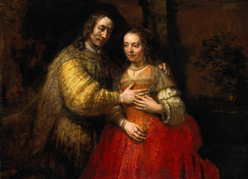 Rembrandt Harmensz van Rijn Портрет пары в виде ветхозаветных фигур , так называемая 'Еврейская неве