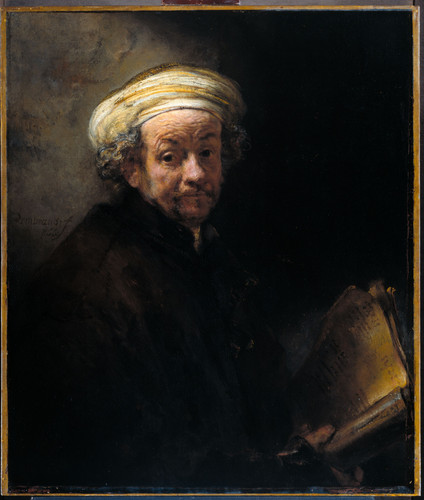 Rembrandt Harmensz van Rijn Автопортрет в образе апостола Павла, 1661, 91 cm x 77 cm, Холст, масло