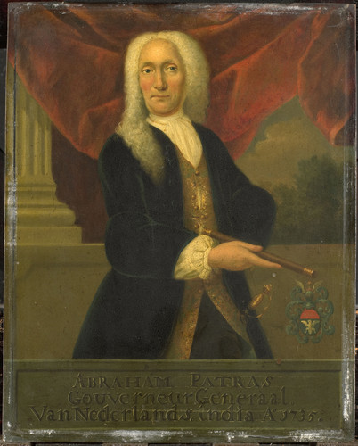 Rheen, Theodorus Justinus Abraham Patras (1671 1737). Генерал губернатор (1735 37), 34 cm х 27 cm, М