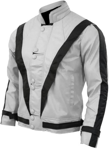 MJJ Thriler Beat it Song Jacket Legend Rockstar Micheal Faux Leather Jacket Jackson Costume Collecti