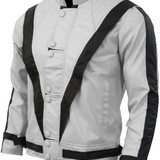 MJJ Thriler Beat it Song Jacket Legend Rockstar Micheal Faux Leather Jacket Jackson Costume Collecti