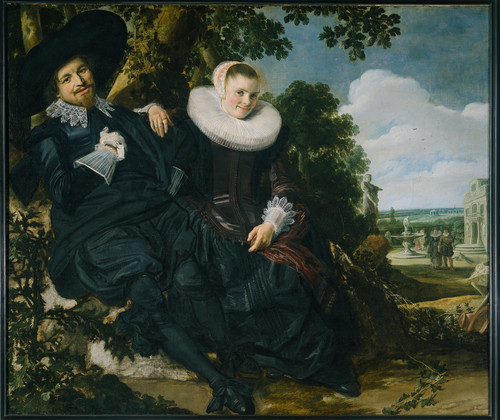 Hals, Frans Свадебный портрет Isaac Abrahamsz Massa (1586 1643) и Beatrix van der Laen (1592 1639), 