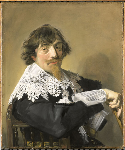 Hals, Frans Портрет мужчины, возможно Nicolaes Hasselaer (1593 1635), капитан майор, 1635, 79,5 cm х