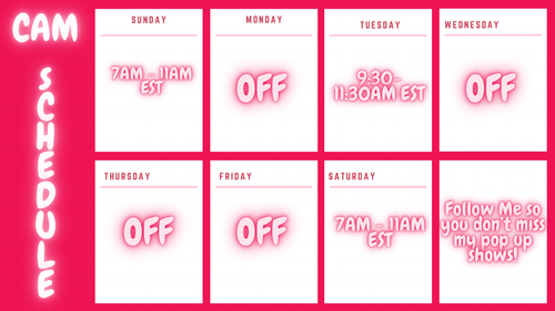 Colorful Illustrated Weekly Calendar 1