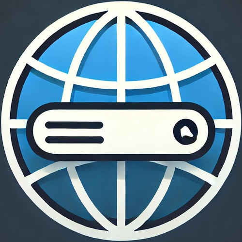 DALL·E 2024 09 12 11.10.11 An image of a globe symbolizing the internet with a search bar overlaying.jpg