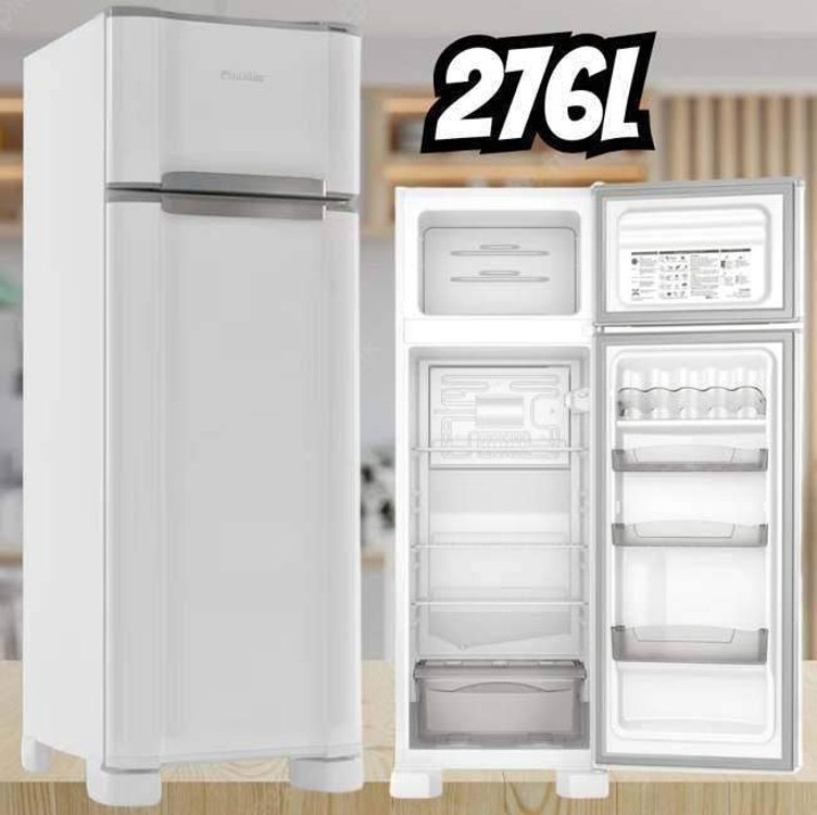 Geladeira/Refrigerador Esmaltec Cycle Defrost – Duplex Branco 276L RCD34