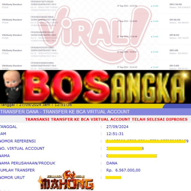 SELAMAT KEPADA ID XXXX JACKPOT PERMAINAN Wild Bounty Showdown DI WEB BOSANGKA