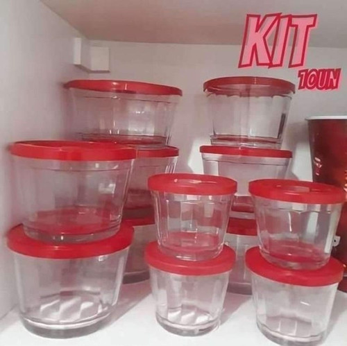 Conjunto de Tigelas de Vidro 10 Peças Copo Americano Tigela Americano.jpg