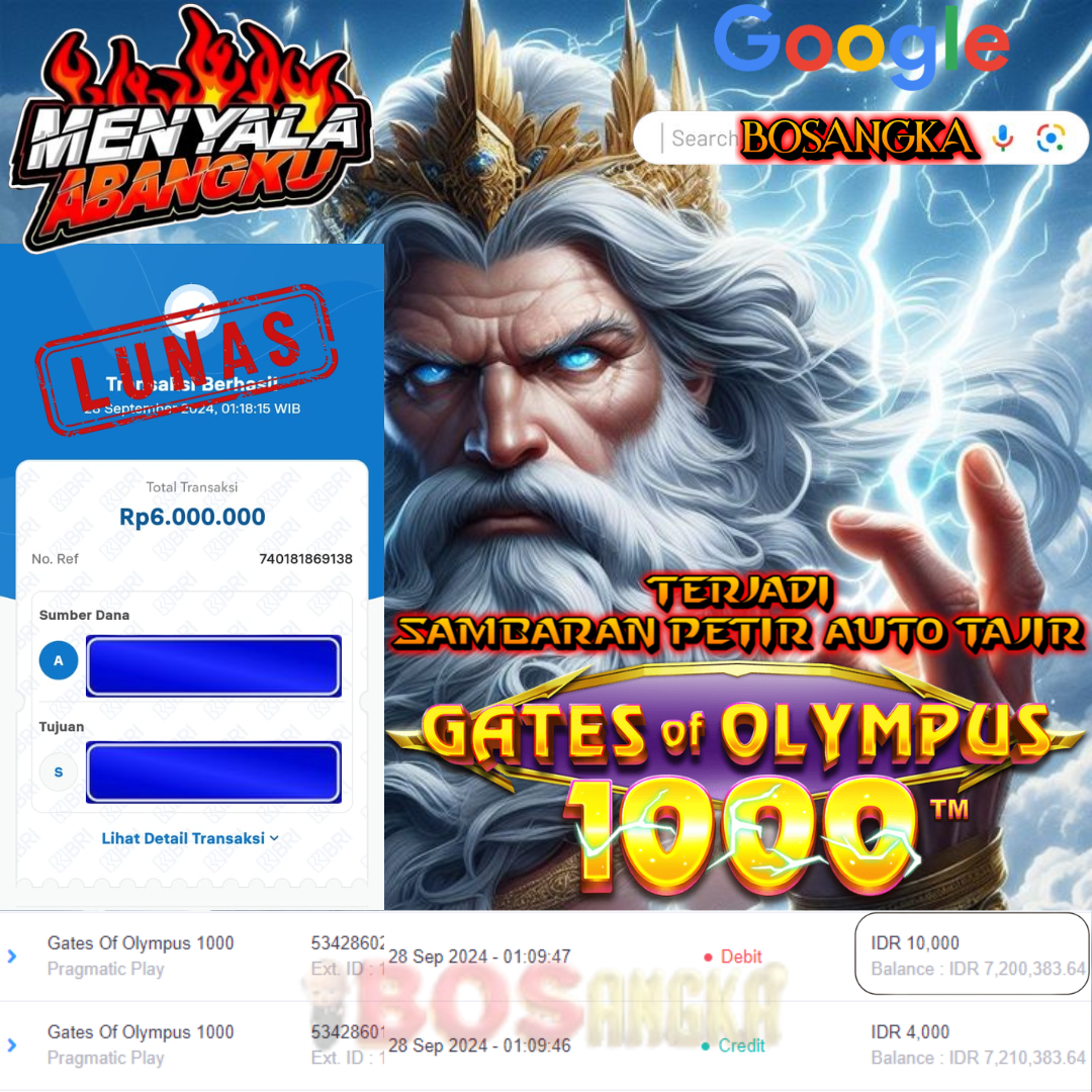 SELAMAT KEPADA ID XXXX JACKPOT PERMAINAN GATES OF OLYMPUS 1000 PP SLOT DI WEB BOSANGKA