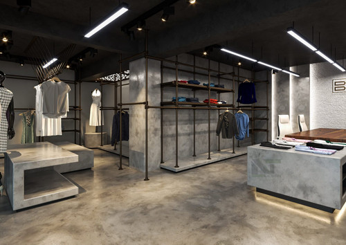 5325. Sketchup Clothes Shop Model Free Download by Nguyen Thien.jpg