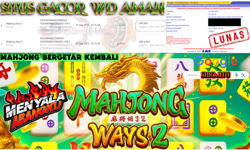 SELAMAT KEPADA ID XXXX JACKPOT PERMAINAN MAHJONG WAYS2 PP SLOT DI WEB SHIOJITU