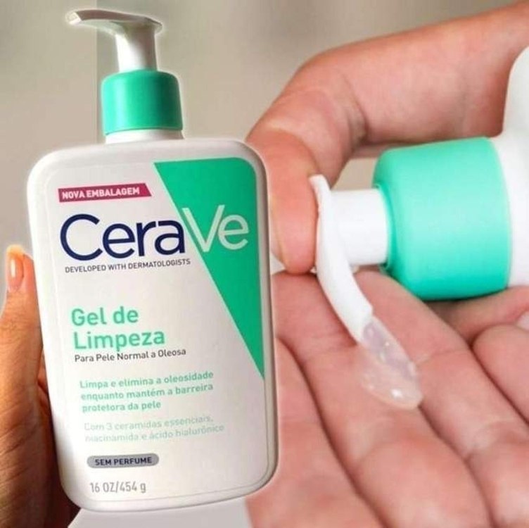 Gel De Limpeza Facial Para Pele Normal A Oleosa 454g Cerave