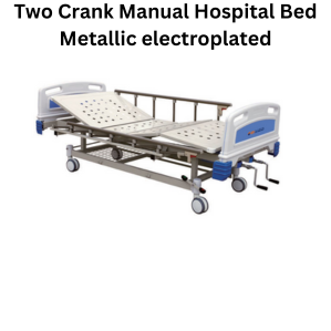 Two Crank Manual Hospital Bed Metallic electroplated.png