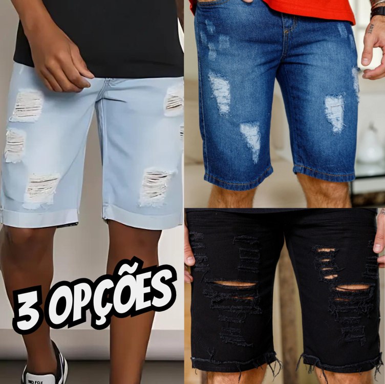 Bermuda Masculina Short Masculino Jeans Original Linha Gold