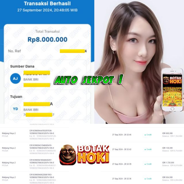 SELAMAT KEPADA ID XXXX JACKPOT PERMAINAN Mahjong Ways 2 PGSoft DI WEB BOTAKHOKI