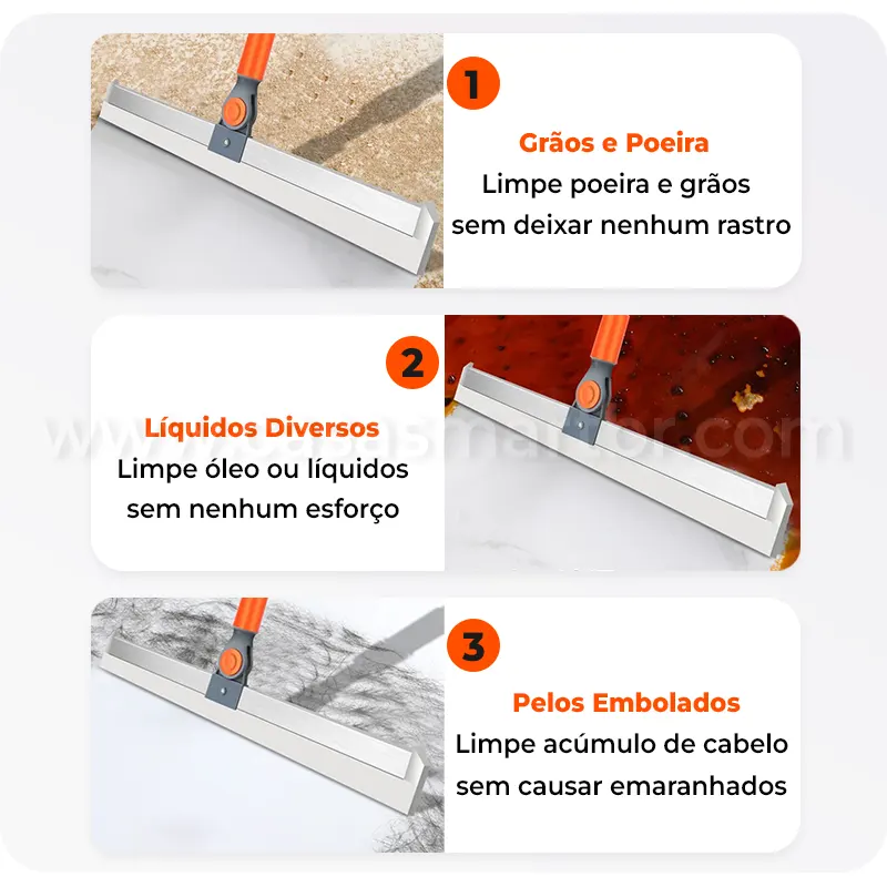 Rodo Magico Dupla Função Silicone Giratório - Casa Smart BR