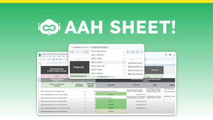 Use this AI content suite for Google Sheets to automate and scale content creation