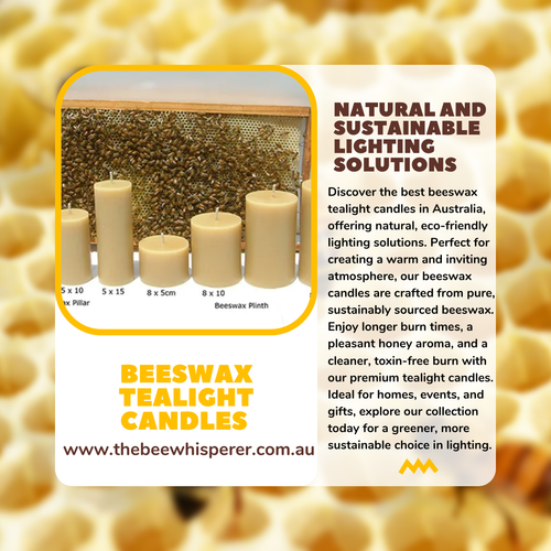 Beeswax tealight candles Australia.png